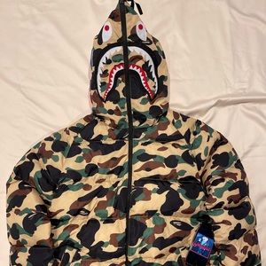 men's id96 down bape jacket